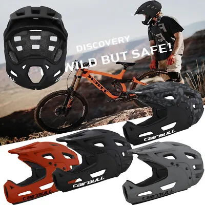 Adults Cycling Helmet Full Face Mountain Road Bike Downhill Bicycle MTB Helmet • $70.99