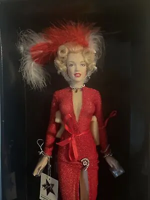 VTG Franklin Mint Marilyn Monroe Gentlemen Prefer Blondes  Portrait Doll  • $237.57