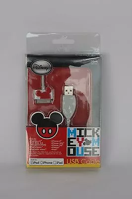 Disney Mickey Apple MFI 30-pin To USB Cable For IPhone 3G/3GS/4/4S IPod & IPad • $11.56