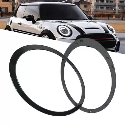 Black Headlight Trim Ring Left & Right For Mini Cooper R55 R56 R57 R58 R59 07-15 • $24.95