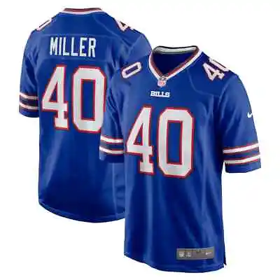 Buffalo Bills Von Miller Youth Children Blue Game NFL Football Jersey - 4 Sizes • $90.53