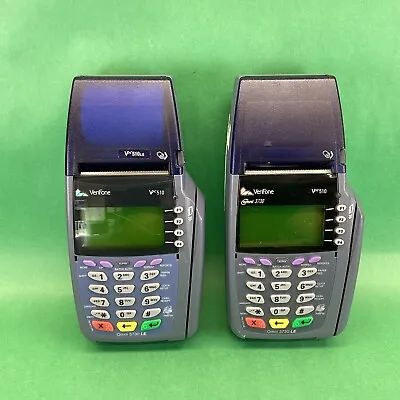 (2 Pack) VeriFone Vx510 Omni 5100 POS Credit Card Terminal Reader UNTESTED • $33