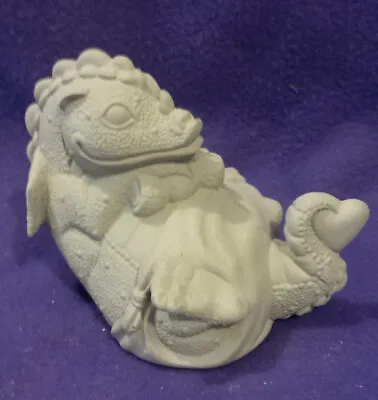 Baby Dragon Holding Teddy Bear 4  Ceramic Bisque Ready To Paint • $17.24