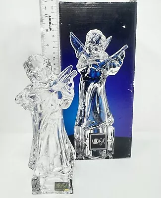 Mikasa Full Lead Crystal Angel Angelic Mandolin Herald Collection Germany  • $12.98