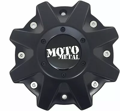 Wheel Center Hub Cap For Moto Metal MO970 MO201 479L214 Matte Black  5/6/8 Lug • $18.99