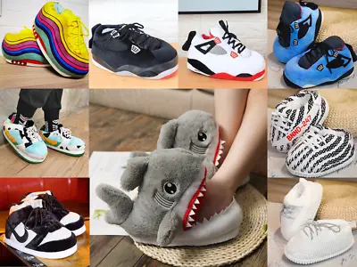£18 • Buy Winter Warm Slippers Thicken Unisex Sneaker Cotton Indoor Home Funny Slippers ！~
