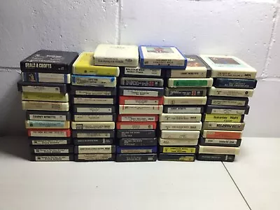 8 Track Tapes Lot Of 57 Various Artist Williams Wonder Not Tested Or Serviced #1 • $69.99