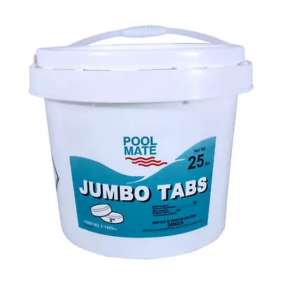 Pool Mate 3  Chlorine Tabs Swimming Pool Sanitizing Chemical - 25 Lbs. • $199.99