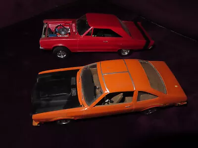 Dodge Coronet R/T 1967 REVELL 1/25 & 1978 Plymouth Volare Roadrunner MPC Built • $20.50