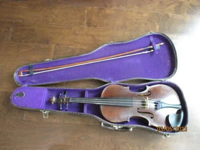 $159 • Buy German Violin With Case And Bow,   Full Size