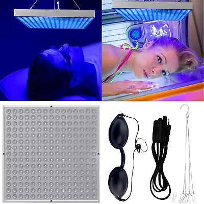 15W Face Body Tanning Lamp Hanging 460nm Full Blue LEDs Tanner Therapy Device UK • £35.28