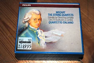 Mozart: Die Streichquartette - Quartetto Italiano - Philips PDO 6 CDs • £15.80