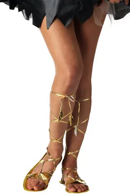 Greek Goddess Roman Egyptian Cleopatra Costume Sandals 7 - 8 • $28.29