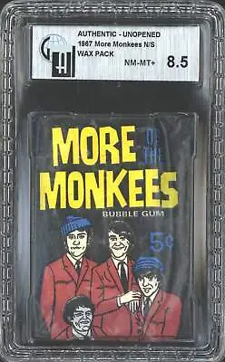 1967 More Monkees Wax Pack - GAI 8.5 • $88