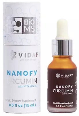 Vidafy Nanofy Curcumin With Vitamin D3 BioMS Technology 15ml Golden Drops • $80