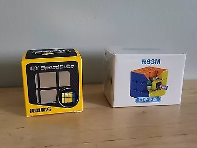 New Speed Cube 3x3 Moyu Rs3m Qy Speedcube Lot Gy Mirrorcube Mirror Silver • $9.99