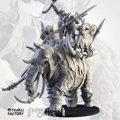 Ogres On Mammoth Txarli Factory Ogre Fantasy Miniatures • £16.99