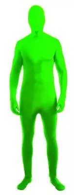 Disappearing Man Neon Green Body Suit Adult Costume X-Large • £43.87