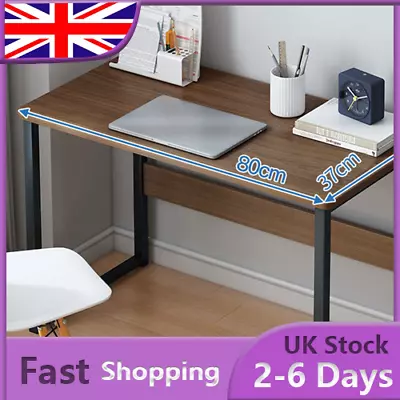 Wood Computer Desk Home Office Laptop Standing Desk Storage Table Home Furniture • £21.29