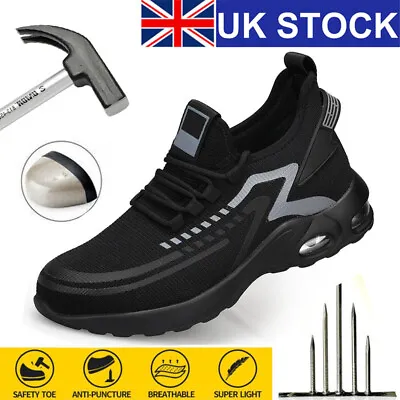 Steel Toe Cap Work Safety Trainers Mens Womens Boot Shoes Lightweight Uk Sizes . • £22.95