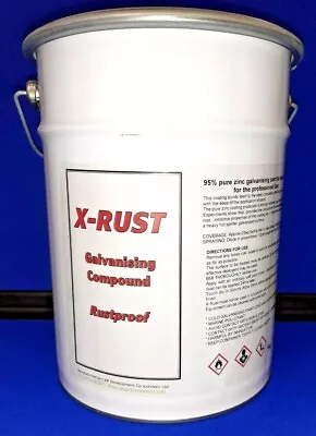 X-Rust 9kg - 95% Pure Zinc Cold Galvanising Paint  • £158