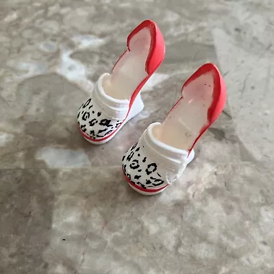 Monster High Operetta Doll Shoes Killer Style II 2012 Mattel X5106 Red White • $10