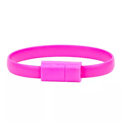 Fashion USB Wrist Band Bracelet Data Sync Cable Charger For Android & Apple IOS • $7.29