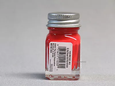 TESTORS PAINT GLOSSY RED ENAMEL 1/4oz JAR Plastic Model Car Train TES1103 NEW • $6.94