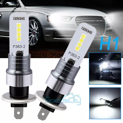2X H1 LED Headlight Bulbs Conversion Kit 55W 6000K 80000LM High/Low Beam Lamp • $13.79