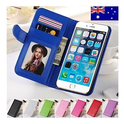 $5.69 • Buy Magnetic PU Leather Case IPhone Case 6 6S Plus Flip Wallet Card Slot Cover Apple