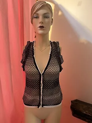 Missoni Mesh Gauze Fishnet Vest Top S/m 42 • $20