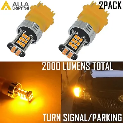 Alla Lighting 4157 30-LED Turn Signal Lights Blinker DRL Parking Bulb LampAmber • $14.98