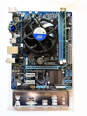 Gigabyte Motherboard GA-H61M-DS2 MATX LGA1155 H61 + 4GB DDR3 + Intel G630 CPU • $42