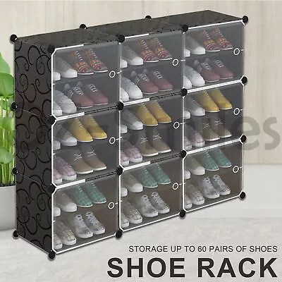 $24.95 • Buy Door Cube DIY Shoe Cabinet Rack Storage Portable Stackable Organiser Stand