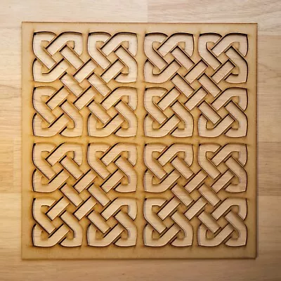 Celtic Knot Grate Decorative Screen Radiator Cabinet Square Panel 2ftx2ft 041 • £13.60