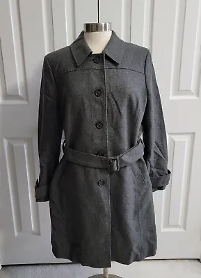 Brooks Brothers  346  Wool Blend Coat Women's Gray Size 14 • $175