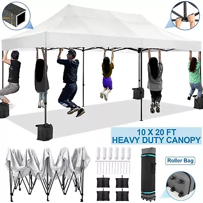 10'x20' Portable Heavy Duty Canopy Garage Tent Carport Car Shelter Steel Frame • $185.99