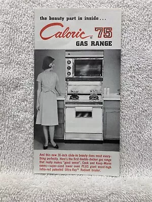 1960's Caloric 75 Gas Range Oven Ugite Gas Harrisburg PA Vtg • $8.48
