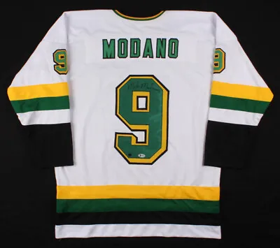 Mike Modano Signed Minnesota North Stars Jersey (Beckett COA)  2014 NHL H.O.F. • $249.95