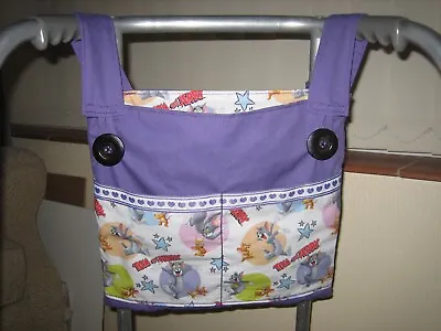 Walking/zimmer Frame Bag With 4 Pockets -purple/tom & Jerry • £11.50