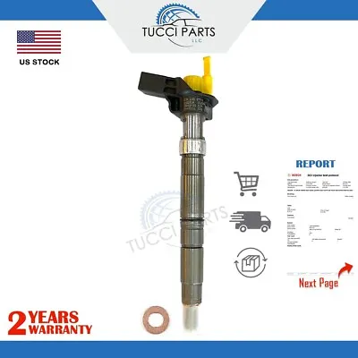 Bosch Fuel Injector For VW T5 Amarok 20 TDI Multivan 0445116035 03L130277C • $79.95