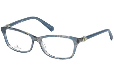 SWAROVSKI SK 5243 090 Eyeglasses Blue Frame 52mm • $81.51