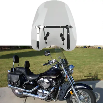 7/8  Windshield Motorcycle For Kawasaki Vulcan VN 500 750 800 900 1500 1600 1700 • $69.38