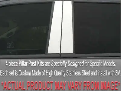 PILLAR POST TRIM 4 Piece Stainless Steel Chrome For Accord 1990-1993 PP90281 • $56.99