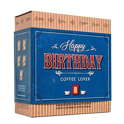 Gourmet Birthday Coffee Gift Set For Men & Women – 5 Of The World's Finest • £18.99