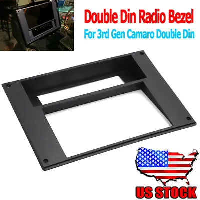 For 3rd Gen Camaro Chevrolet 1982-1992 Double Din Radio Bezel Plastic Panel USA • $33.99