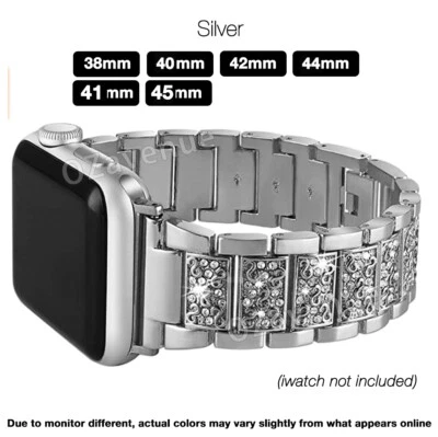 $16.88 • Buy For Apple Watch IWatch Band 7 6 5 4 3 2 SE 38/41/40/42/44/45mm Stainless Steel