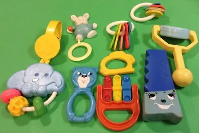 Vintage Baby Toy Lot Boy Girl Colorful Evenflo Chicco Fisher-Price First Years • $12.99