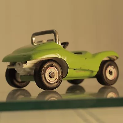 Vintage Metal Tonka Fun Buggy Tractor Green Dune Toy Car MINT • $15