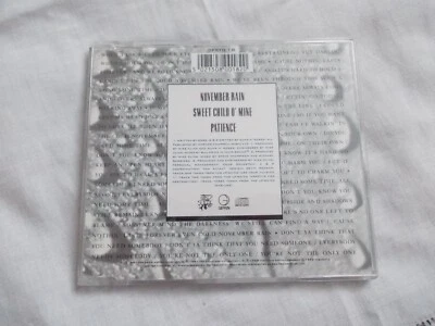 £5.50 • Buy Guns N' Roses - November Rain/Sweet Child O' Mine - Limited Edition CD - 1992